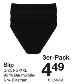 Zeeman Slip Angebot