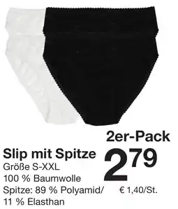 Zeeman Slip mit Spitze Angebot