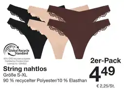 Zeeman String nahtlos Angebot