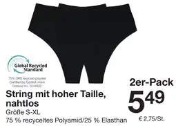 Zeeman String mit hoher Taille nahtlos Angebot