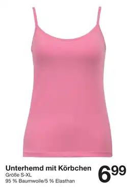 Zeeman Unterhemd mit Körbchen Angebot