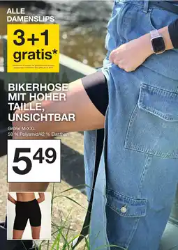Zeeman Bikerhose mit hoher taille unsichtbar Angebot