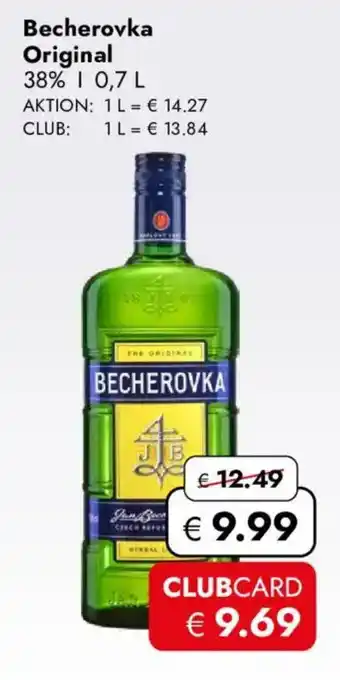 Travel FREE Becherovka Original Angebot