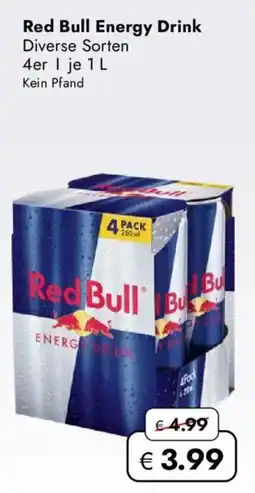 Travel FREE Red Bull Energy Drink Angebot
