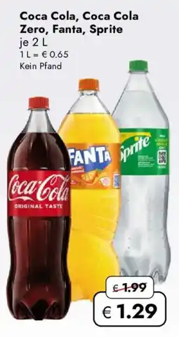 Travel FREE Coca Cola Coca Cola Zero Fanta Sprite Angebot