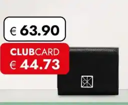 Travel FREE black Calvin Klein leather wallet Angebot