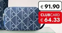 Travel FREE Calvin Klein Denim Allover Emblem Logo Camera Bag Angebot
