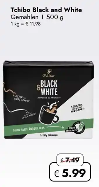 Travel FREE Tchibo Black and White Angebot