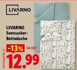 Lidl Livarno seersucker bettwäsche Angebot