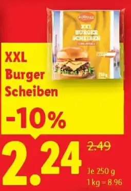 Lidl Xxl burger scheiben Angebot