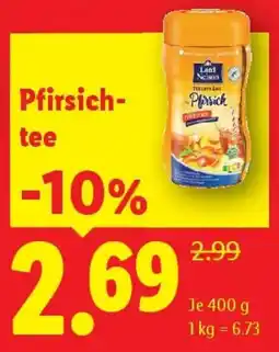 Lidl Pfirsich tee Angebot
