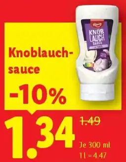 Lidl Knoblauch sauce Angebot