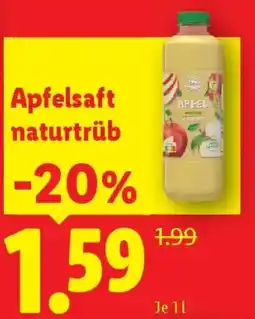 Lidl Apfelsaft naturtrüb Angebot