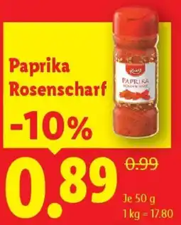 Lidl Paprika Rosenscharf Angebot