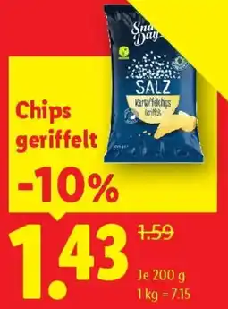 Lidl Chips geriffelt Angebot