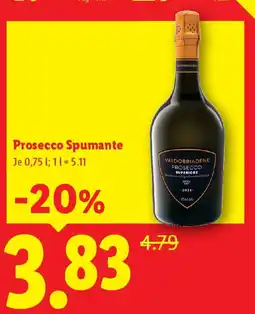 Lidl Prosecco Spumante Angebot