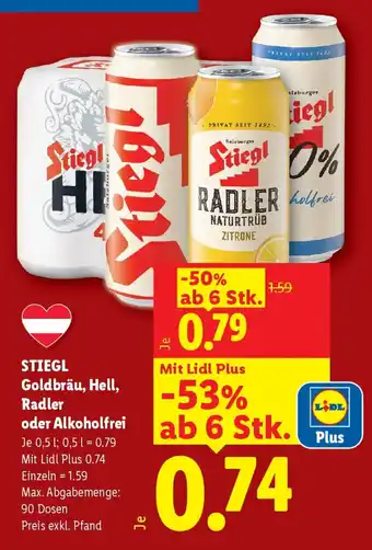 Stiegl goldbräu hell radler oder alkoholfrei