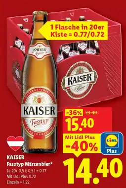 Lidl Kaiser fasstyp märzenbier Angebot
