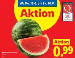 Lidl Wassermelone kernarm Angebot