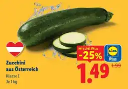 Lidl Zucchini aus Österreich Angebot