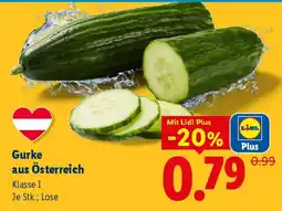 Lidl Gurke aus Österreich Angebot