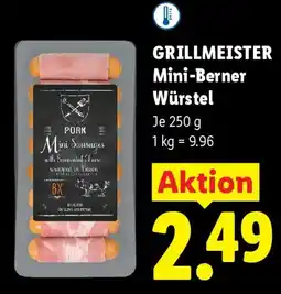 Lidl Grillmeister mini berner würstel Angebot