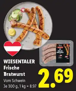 Lidl Wiesentaler frische bratwurst Angebot