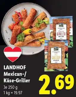 Lidl Landhof mexican käse griller Angebot