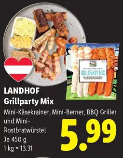 Lidl Landhof grillparty mix Angebot