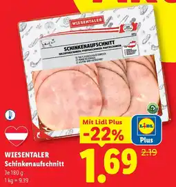 Lidl Wiesentaler schinkenaufschnitt Angebot
