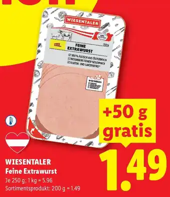 Lidl Wiesentaler feine extrawurst Angebot