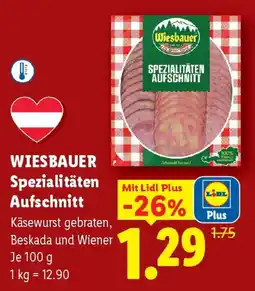 Lidl Wiesbauer spezialitäten aufschnitt Angebot