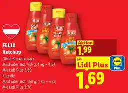 Lidl Felix ketchup Angebot