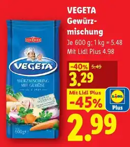 Lidl Vegeta gewürz mischung Angebot