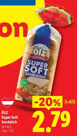 Lidl Ölz super soft sandwich Angebot
