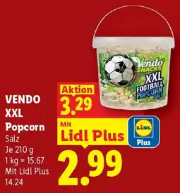 Lidl Vendo xxl popcorn Angebot