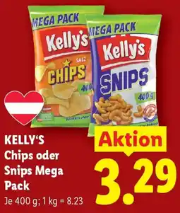 Lidl Kellys chips oder snips mega pack Angebot