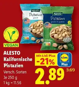 Lidl Alesto kalifornische pistazien Angebot