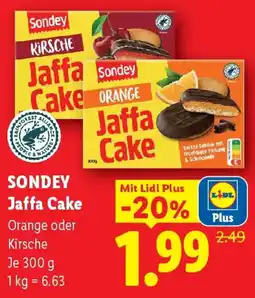 Lidl Sondey jaffa cake Angebot