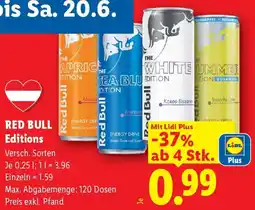 Lidl Red bull editions Angebot