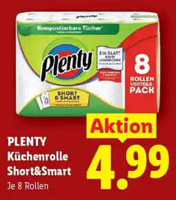 Lidl Plenty küchenrolle short&smart Angebot
