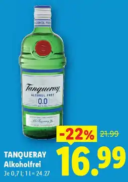 Lidl Tanqueray alkoholfrei Angebot