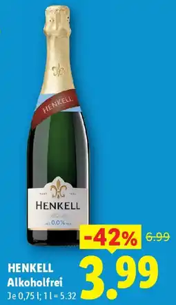 Lidl Henkell alkoholfrei Angebot