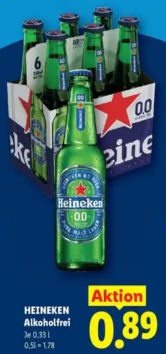 Lidl Heineken alkoholfrei Angebot