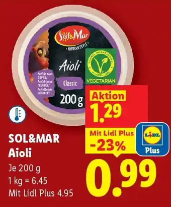 Lidl Sol&mar aioli Angebot