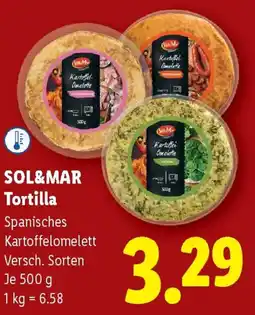 Lidl Sol&mar tortilla Angebot