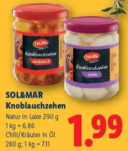 Lidl Sol&mar knoblauchzehen Angebot