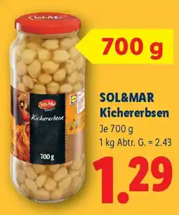 Lidl Sol&mar kichererbsen Angebot