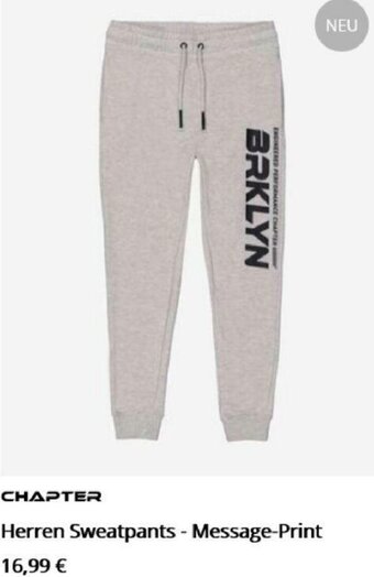 Takko Herren Sweatpants-Message-Print Angebot