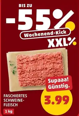 PENNY Faschiertes schweine- fleisch Angebot